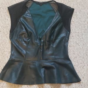 Low Cut Snakeskin Top